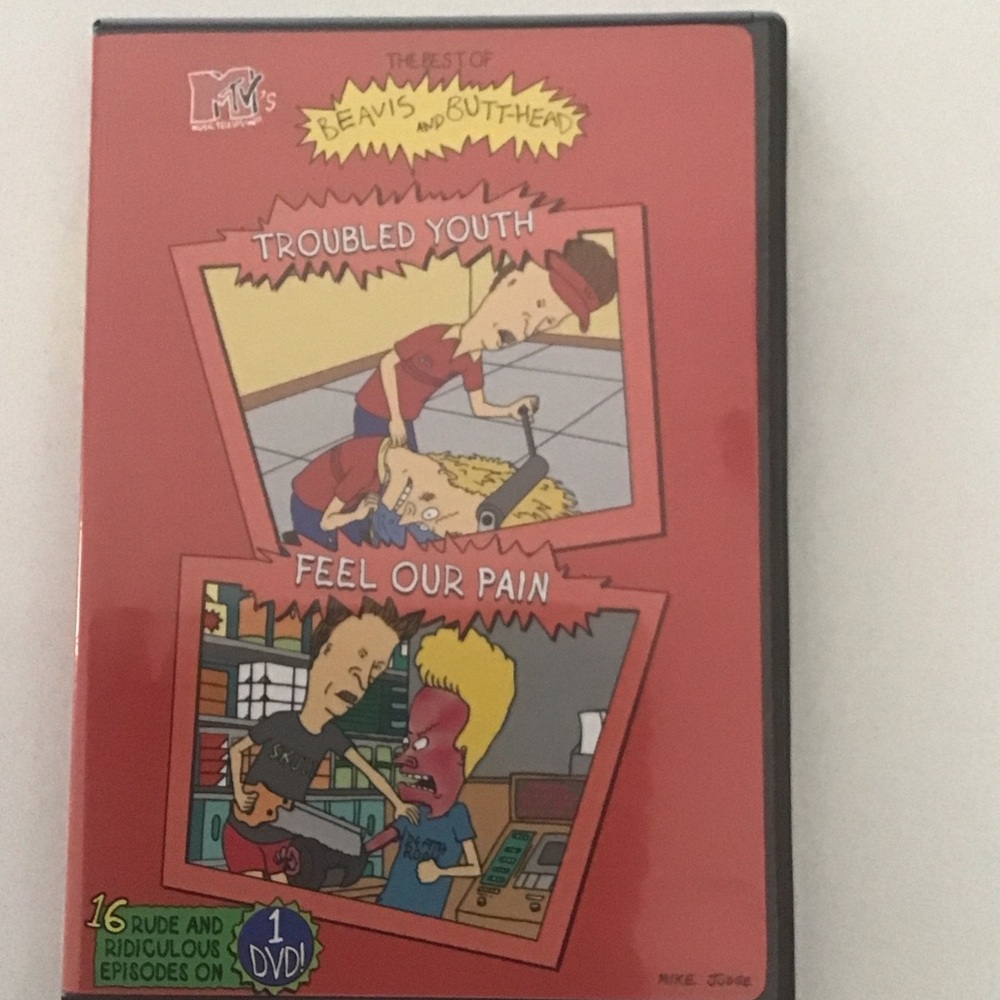 MTV Beavis and Butt-Head DVD - Troubled Youth and Feel Our Pain